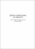 Portada de El derecho a la integridad personal en el Estado ecuatoriano