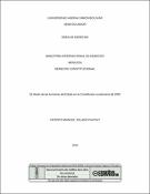Portada de El diseño de las funciones del Estado en la Constitución ecuatoriana del 2008