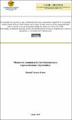 Portada de Manual de comunicación institucional para representaciones diplomáticas