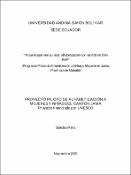Portada de “Mujeres que leen su vida: alfabetización con sentido en Don Juan”: (Programa Piloto de Alfabetización a Niñas y Mujeres en Jama, Provincia de Manabí)